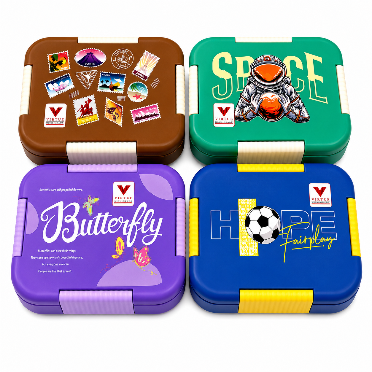 3 Grid Lunch Boxes