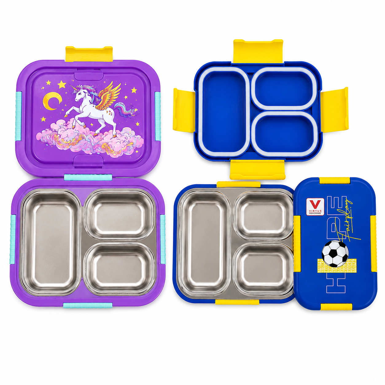 3 Grid Lunch Boxes