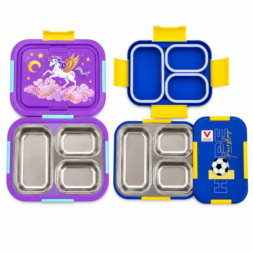 3 Grid Lunch Boxes
